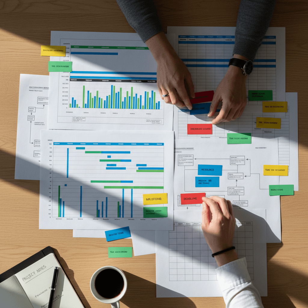 Gestão de prazos e cronograma