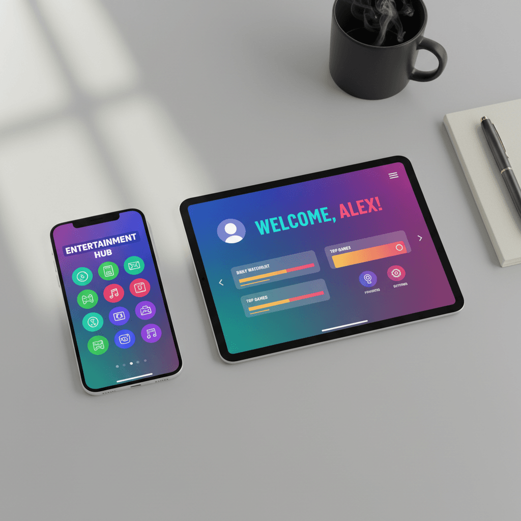 Design de aplicativo mobile em tablet com foco em experiência do usuário